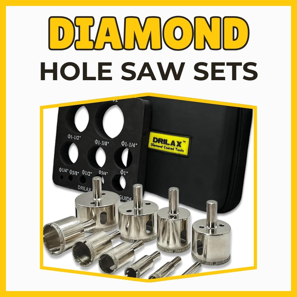 thumbnail interactive-video image 1 of MAXIMUM Diamond Coated Hole Saw Set For Granite, Porcelain, Ceramic, 6... 1 of 14