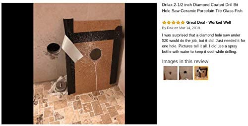 2-1/2 inch Chrome Series Diamond Hole Saw Drill Bit