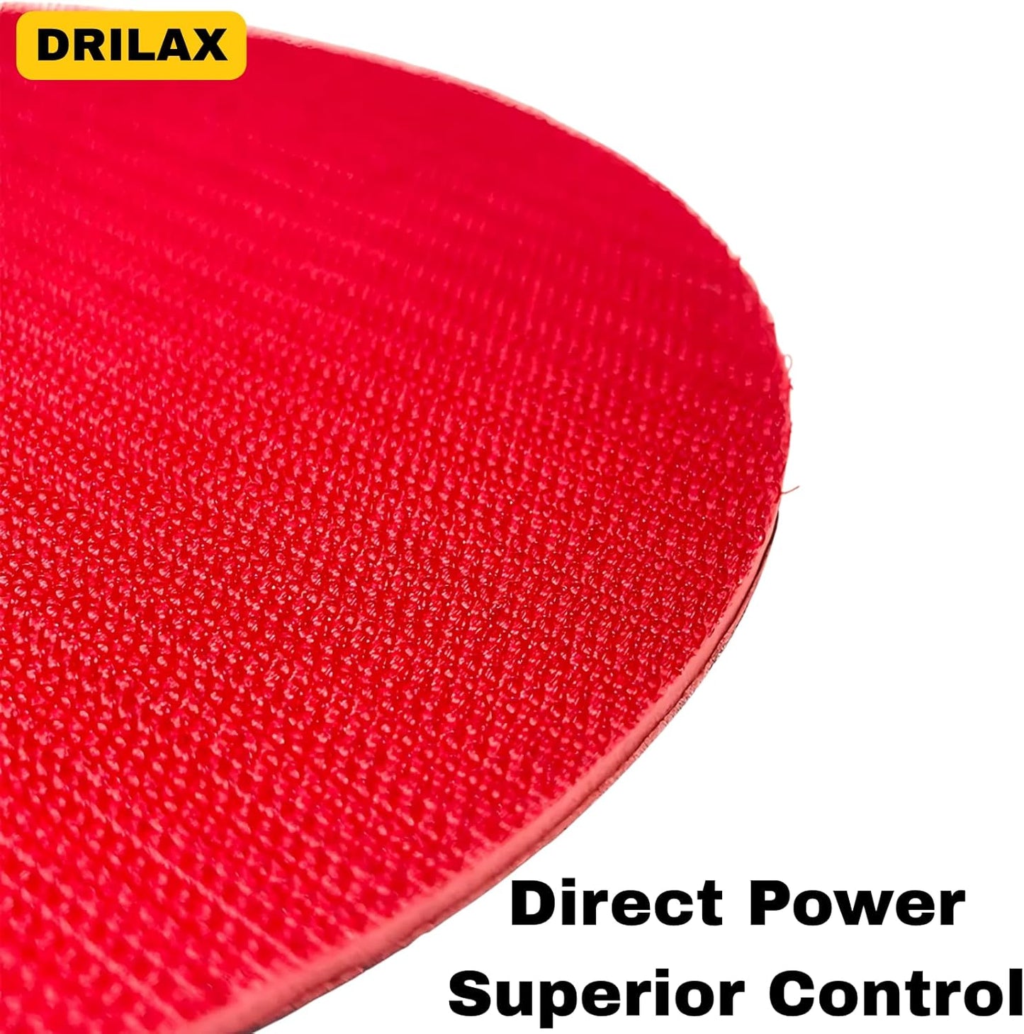 Drilax 6 Inch Hook and Loop Backing Pad for Angle Grinders & Sanders - 5/8-11 Thread