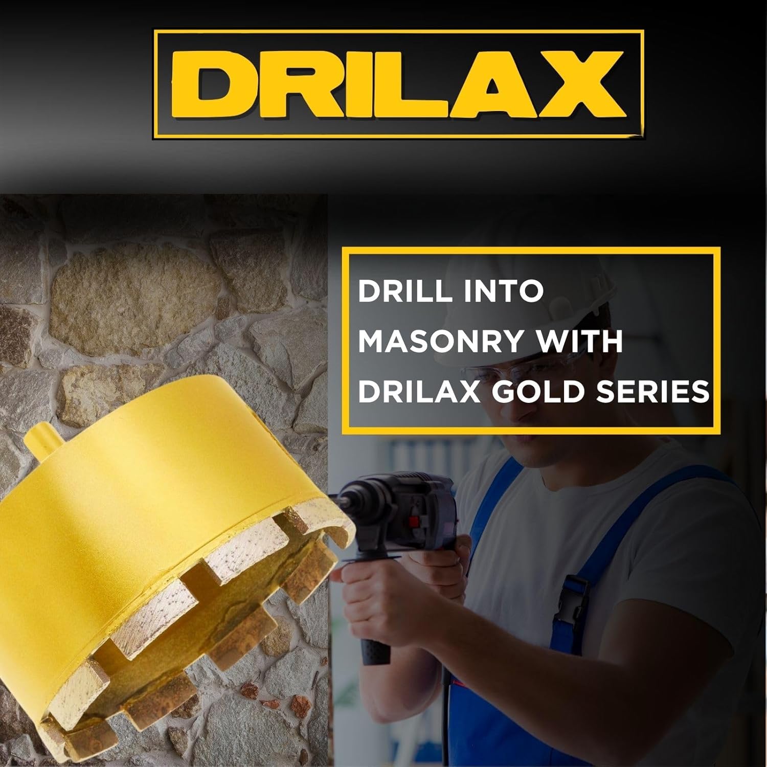 3-1/2 inch Diamond Hole Saw Concrete Heavy Duty Gold Series