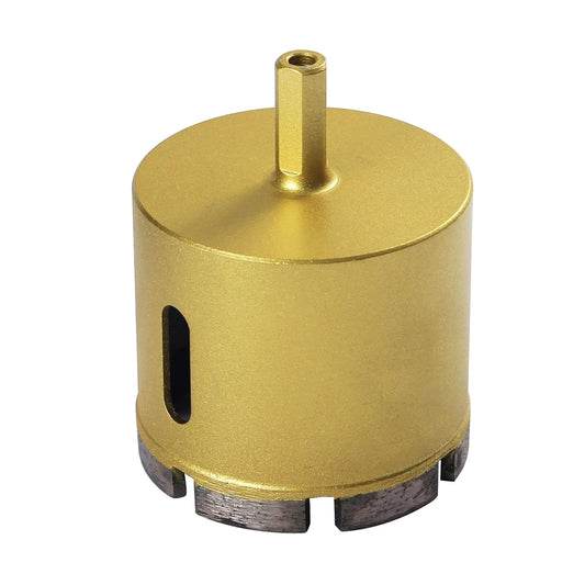 Drilax 2" Diamond Masonry Hole Saw – Heavy-Duty Dry Core Drill Bit for Brick, Stone & Concrete – 3/8" Shank