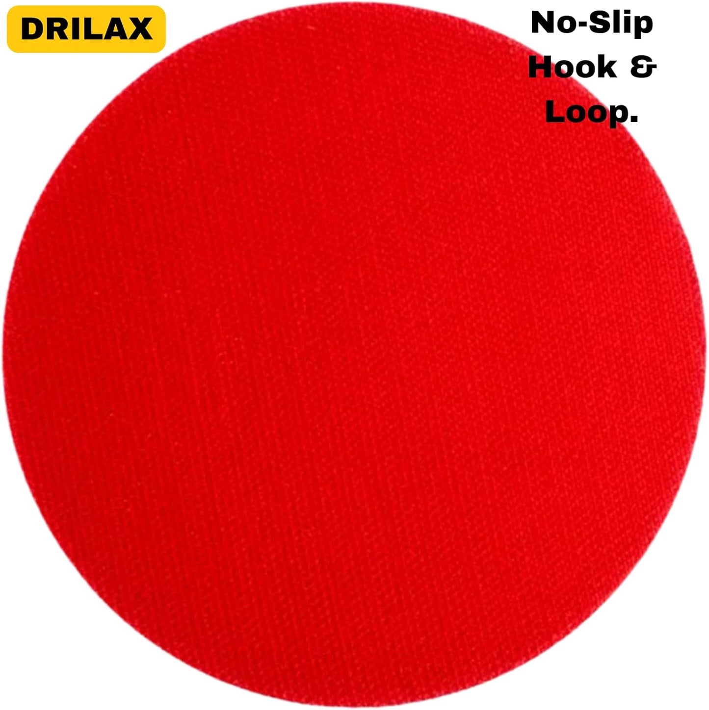 Drilax 6 Inch Hook and Loop Backing Pad for Angle Grinders & Sanders - 5/8-11 Thread