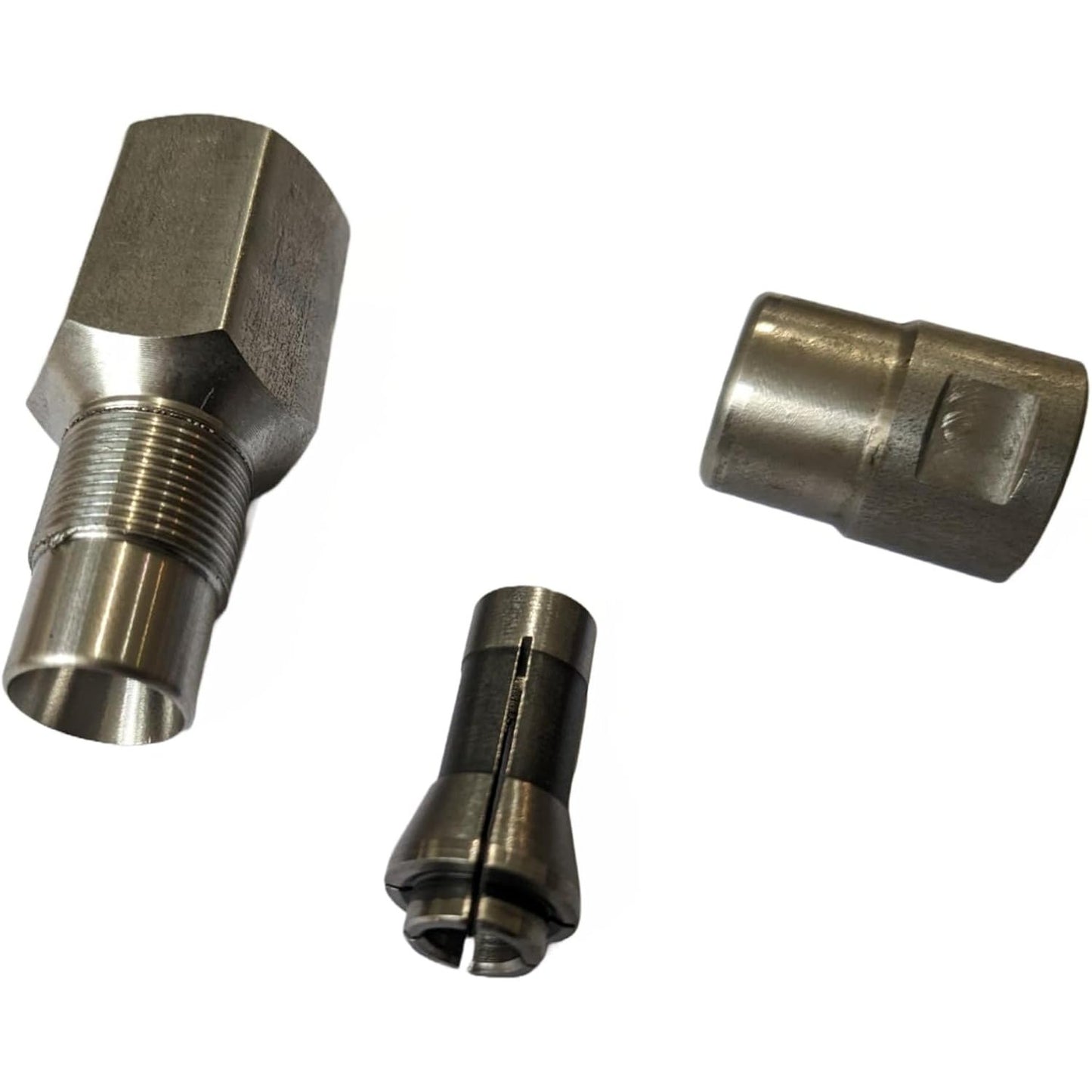 DRILAX stainless steel plumbing parts set with flapper adapter sleeve collet and threaded nut