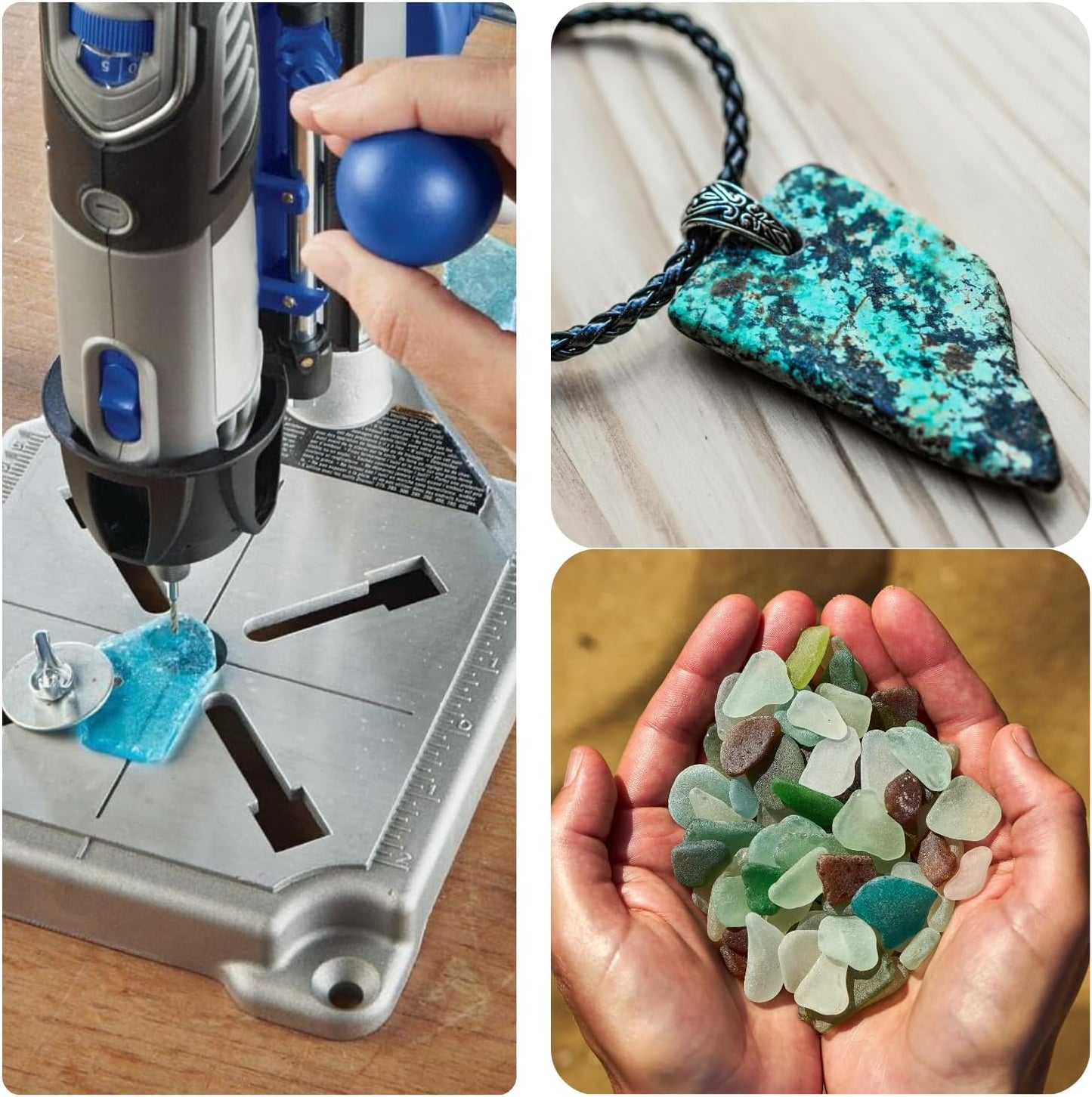 diamond Dremel bits for seaglass