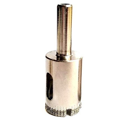 Drilax Diamond Drill Bit 7/8 Inch Ceramic Porcelain Tile Glass Bottle Granite Hole Saw Single Pack