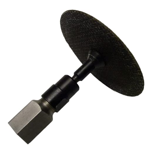 Drilax Flapper Adapter 5/8 UNC Thread with 1/4" Collet - Turns Angle Grinders Into Rotary Tools for Running Carbide Burrs and Flapper Wheels Made in USA Compatible with Dewalt, Makita, Bosch, Metabo drilax-tools