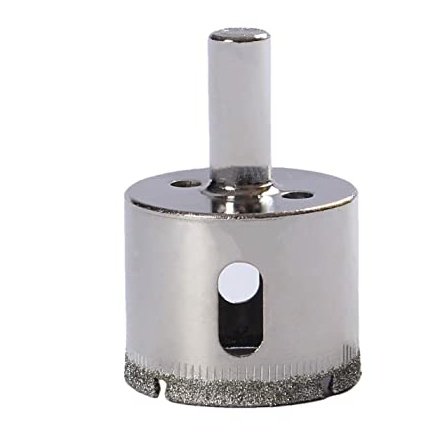 Drilax 1 1/2 Inch Diamond Hole Saw Drill Bit Ceramic Porcelain Tile Glass Marble Granite Countertop Tip Coated Core Bits Holesaw Kitchen Bathroom Shower Installation 1-1/2 in 1.5