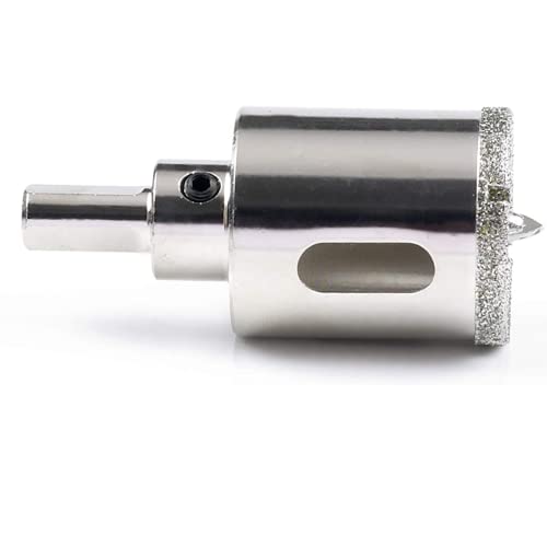 Drilax 1-3/8 Inch Diamond Drill Bit Tile Hole Saw Ceramic Porcelain Quartz Granite Kitchen Bathroom Shower Faucet Installation Inches with Removable Center Pilot Drill Bit Locator Pin Locator drilax-tools