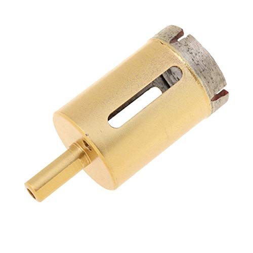 Drilax 1-3/8 inch Diamond Hole Saw Drill Bit Heavy Duty Wet and Dry Use for Brick, Concrete Block, Masonry