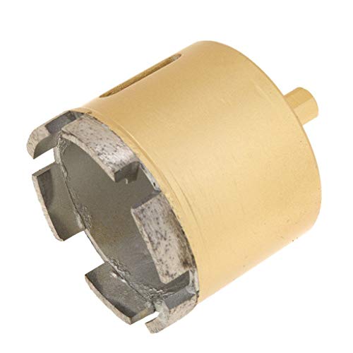 Drilax Diamond Hole Saw Drill Core Bit Heavy Duty Wet and Dry Use 2-3/4 for Brick, Concrete Block, Masonry 2 inches Depth of Cut - 3/8 inch Standard Shank DrilaxHD010070