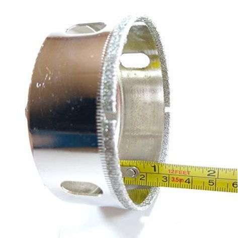 3-1/8 inch Diamond Hole Saw Drill Bit Ceramic Porcelain Tile Glass Marble Granite Quartz Cutting Tip Core 3 1/8 Single Pack