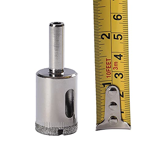 Drilax Diamond Drill Bit 7/8 Inch Ceramic Porcelain Tile Glass Bottle Granite Hole Saw Single Pack