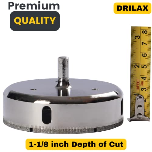 4-1/8 inch Chrome Series Diamond Hole Saw Drill Bit