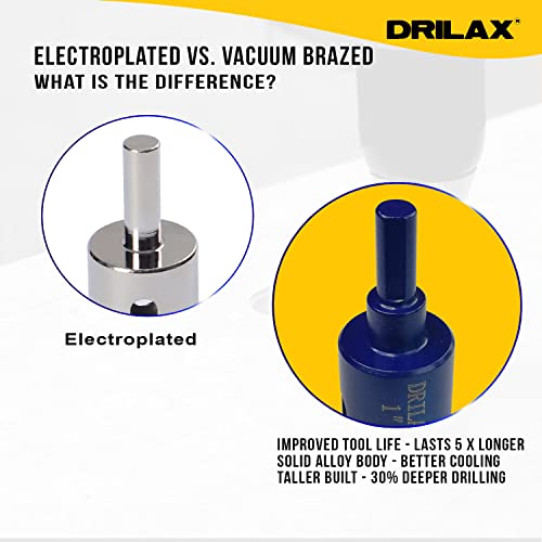 1 Inch Diamond Hole Saw Drill Bit Cobalt Series Vacuum Brazed