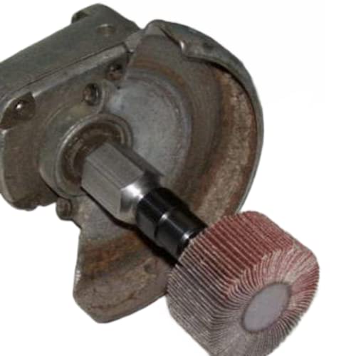 Drilax Flapper Adapter 5/8 UNC Thread with 1/4" Collet - Turns Angle Grinders Into Rotary Tools for Running Carbide Burrs and Flapper Wheels Made in USA Compatible with Dewalt, Makita, Bosch, Metabo drilax-tools