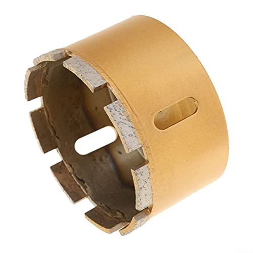 Drilax Diamond Hole Saw Drill Core Bit Heavy Duty Wet and Dry Use 3-1/2 for Brick, Concrete Block, Masonry 2 inches Depth of Cut - 3/8 inch Standard Shank DrilaxHD010090