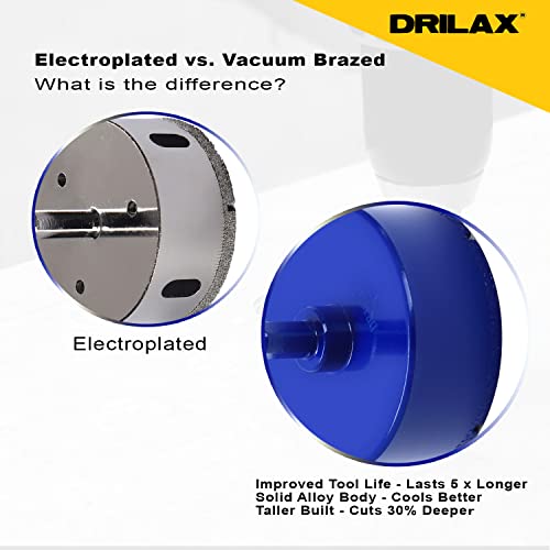 3 Inch Diamond Hole Saw Drill Bit Cobalt Series Vacuum Brazed