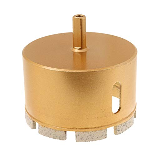 Drilax Diamond Hole Saw Drill Core Bit Heavy Duty Wet and Dry Use 3-1/8 for Brick, Concrete Block, Masonry 2 inches Depth of Cut - 3/8 inch Standard Shank DrilaxHD010080