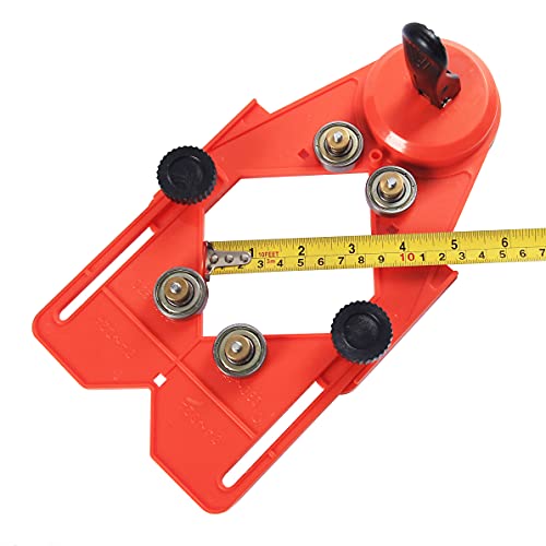 DRILAX Drill Bit Saw Guide Jig Fixture Vacuum Suction Base with Water Coolant Hole