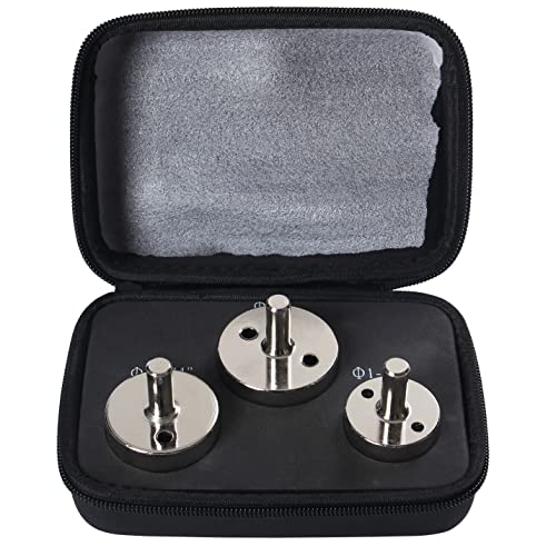 Drilax Pcs Diamond Drill Bit Set Extra Tall 1-1/2" 1-3/4" , 2" for Ceramic Porcelain Tile, Granite Quartz Countertop Hole Saws Shower, Faucet Drilling Tool 3 Pack