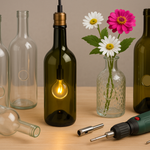 How to Drill Holes in Glass Bottles for Arts & Crafts