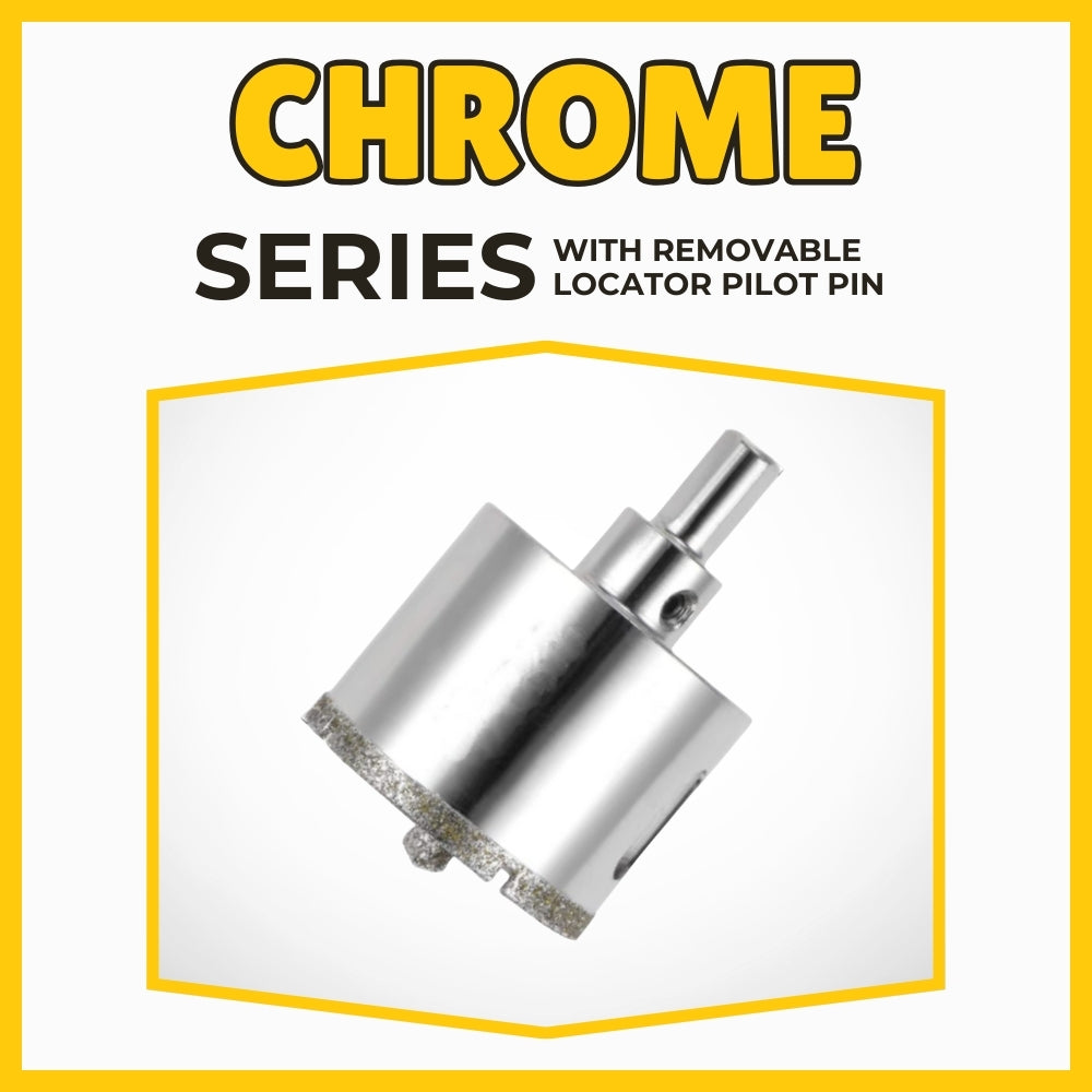 Chrome Series with Removable Locator Pilot Pin