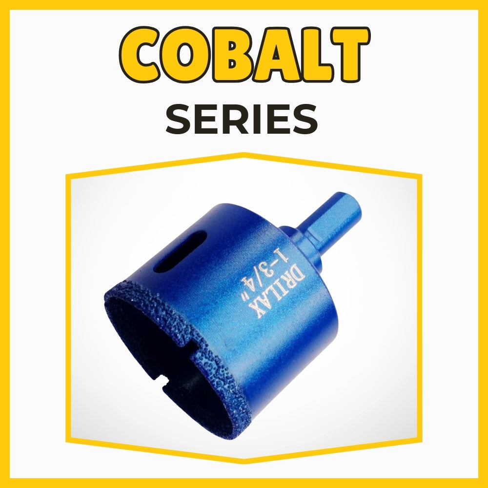 Cobalt Series Diamond Hole Saw Drill Bits – Vacuum Brazed