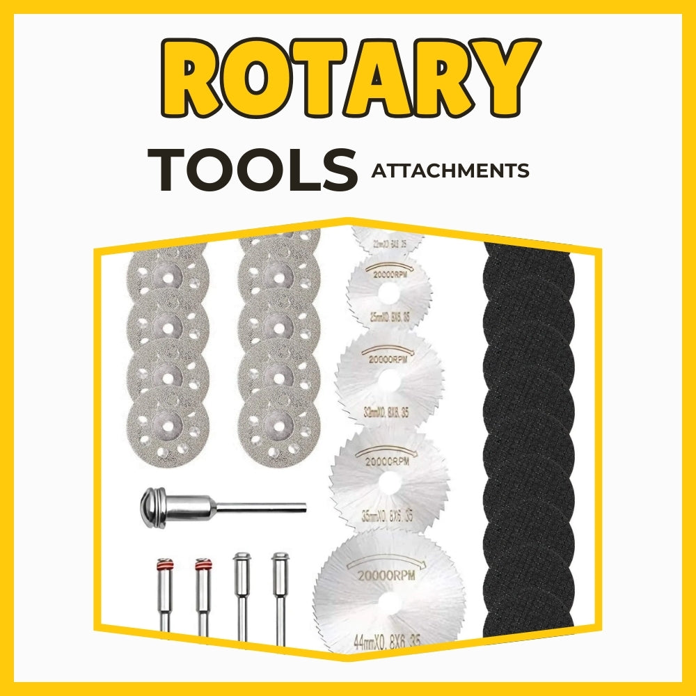Rotary Tools Attachments | High-Quality Cut-Off Wheels for Metal, Wood & Plastic