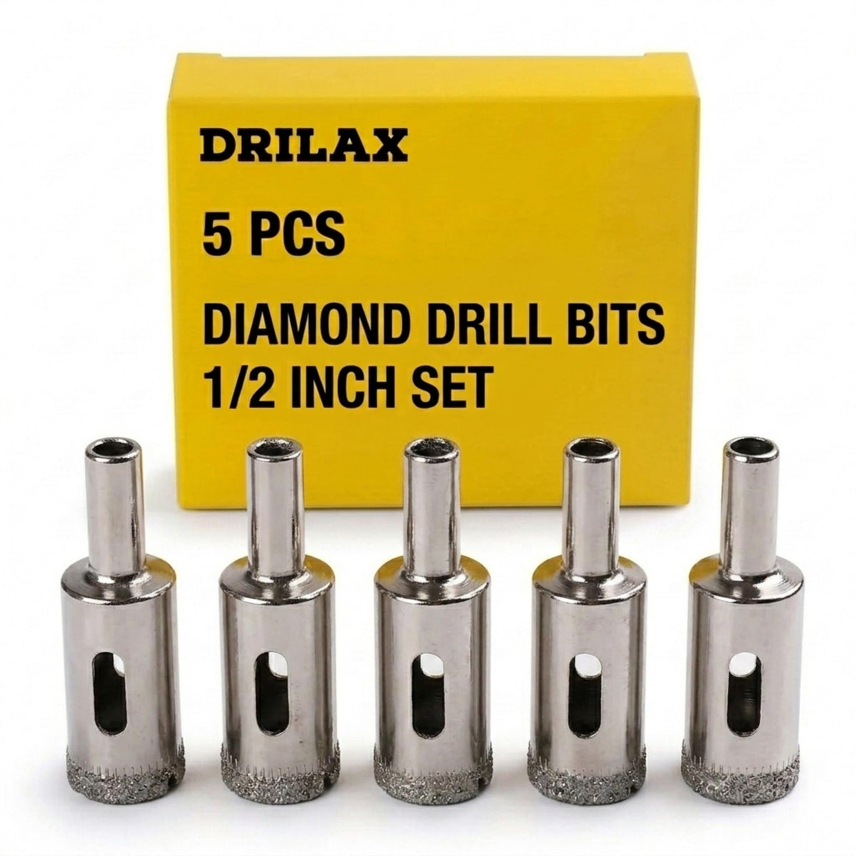 1/2 inch diamond drill bit 5-pack