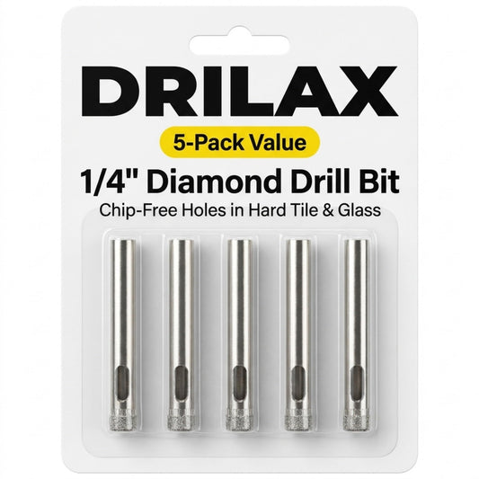 1/4 inch diamond drill bit 5-pack