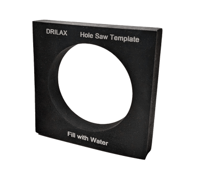 4-1/2 inch Chrome Series Diamond Hole Saw Drill Bit Template Guide Included