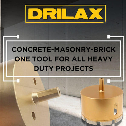 One masonry hole saw for concrete, brick and heavy-duty projects