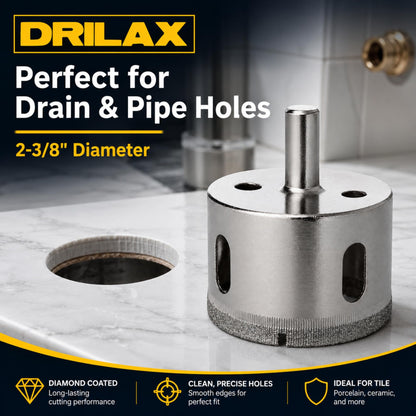 Perfect for drain and pipe holes