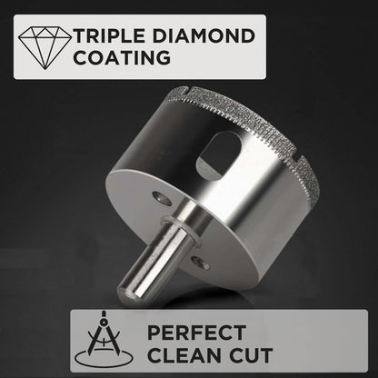 Triple diamond coating, perfect clean cut