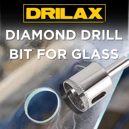 Diamond drill bit for glass