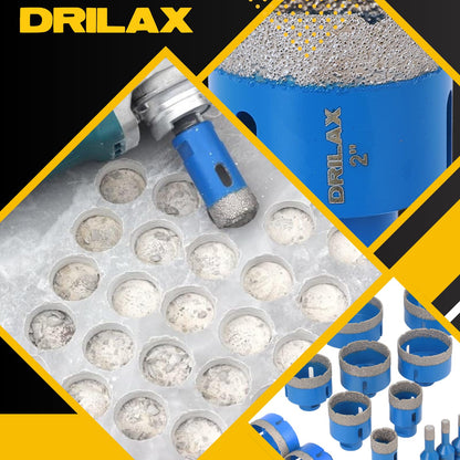 Drilling holes with an angle grinder