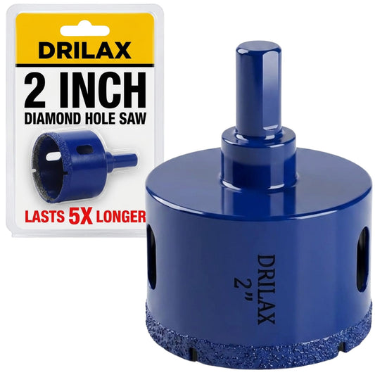 2 inch vacuum brazed diamond hole saw, lasts 5x longer
