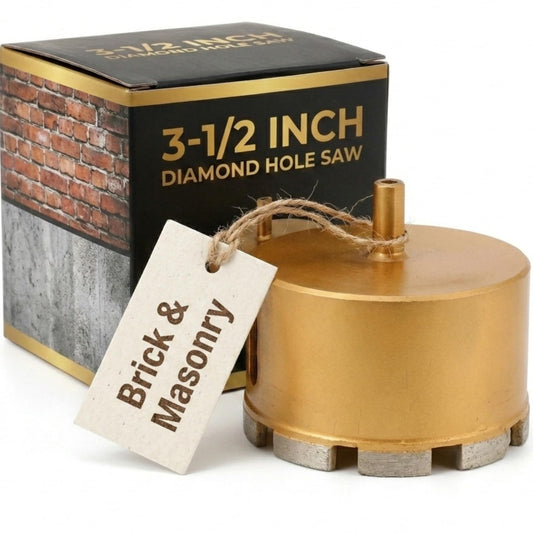 3-1/2 inch diamond hole saw for brick and masonry with box