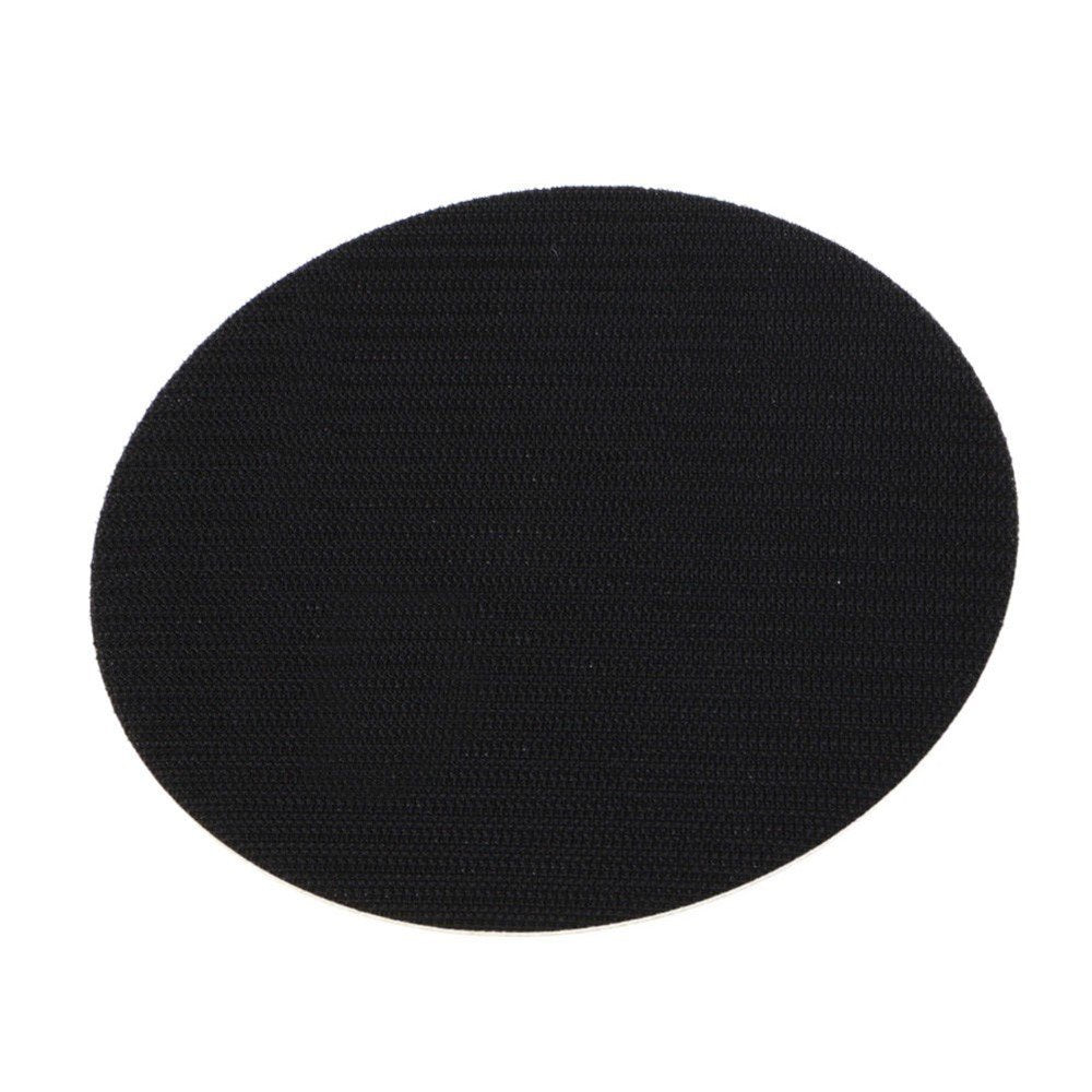 Velcro face of the 3 inch pad