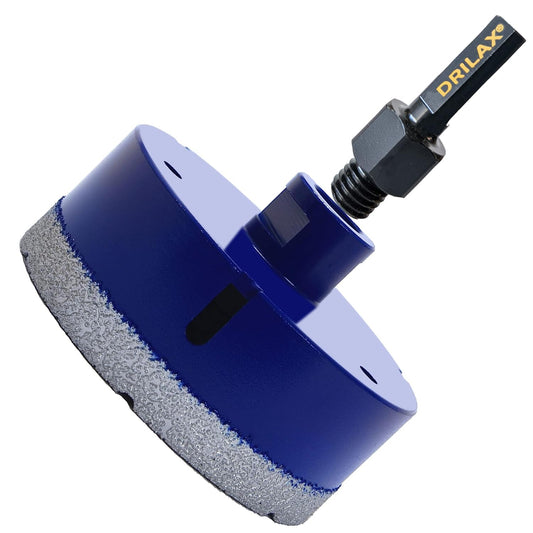 4 inch diamond hole saw with included drill adapter