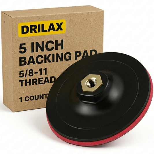 5 inch rigid backing pad with 5/8-11 thread and box