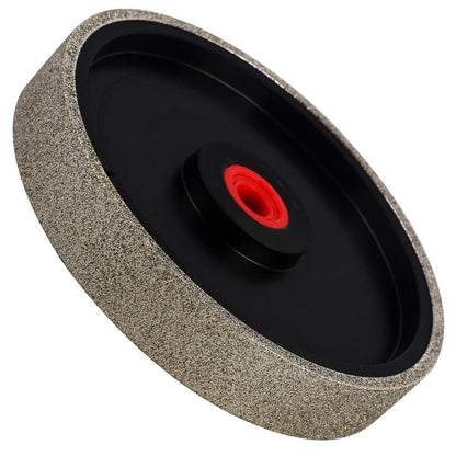 6 inch diamond cabbing wheel with reducer ring fitted