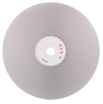 6 inch diamond flat lap disc, 600 grit, front view