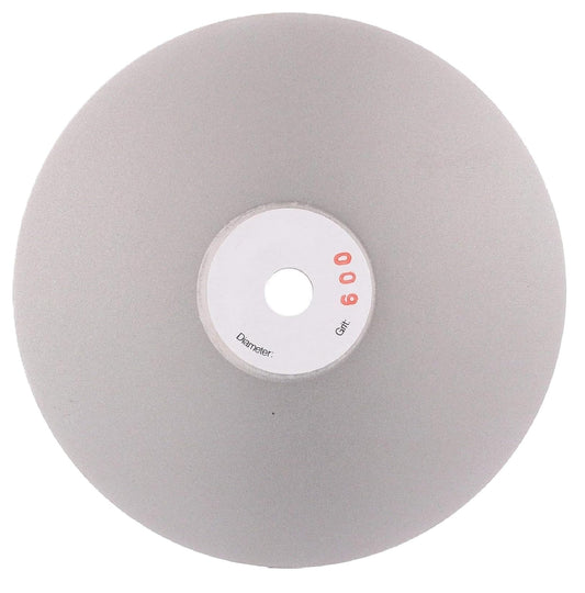 6 inch diamond flat lap disc, 600 grit, front view