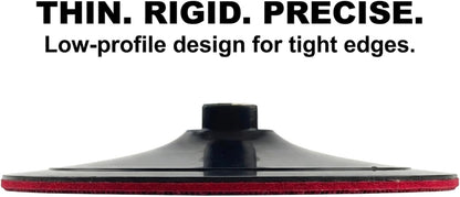 Drilax 7" Hook and Loop Backing Pad | Rigid, Low-Profile | 5/8"-11 Thread Fit