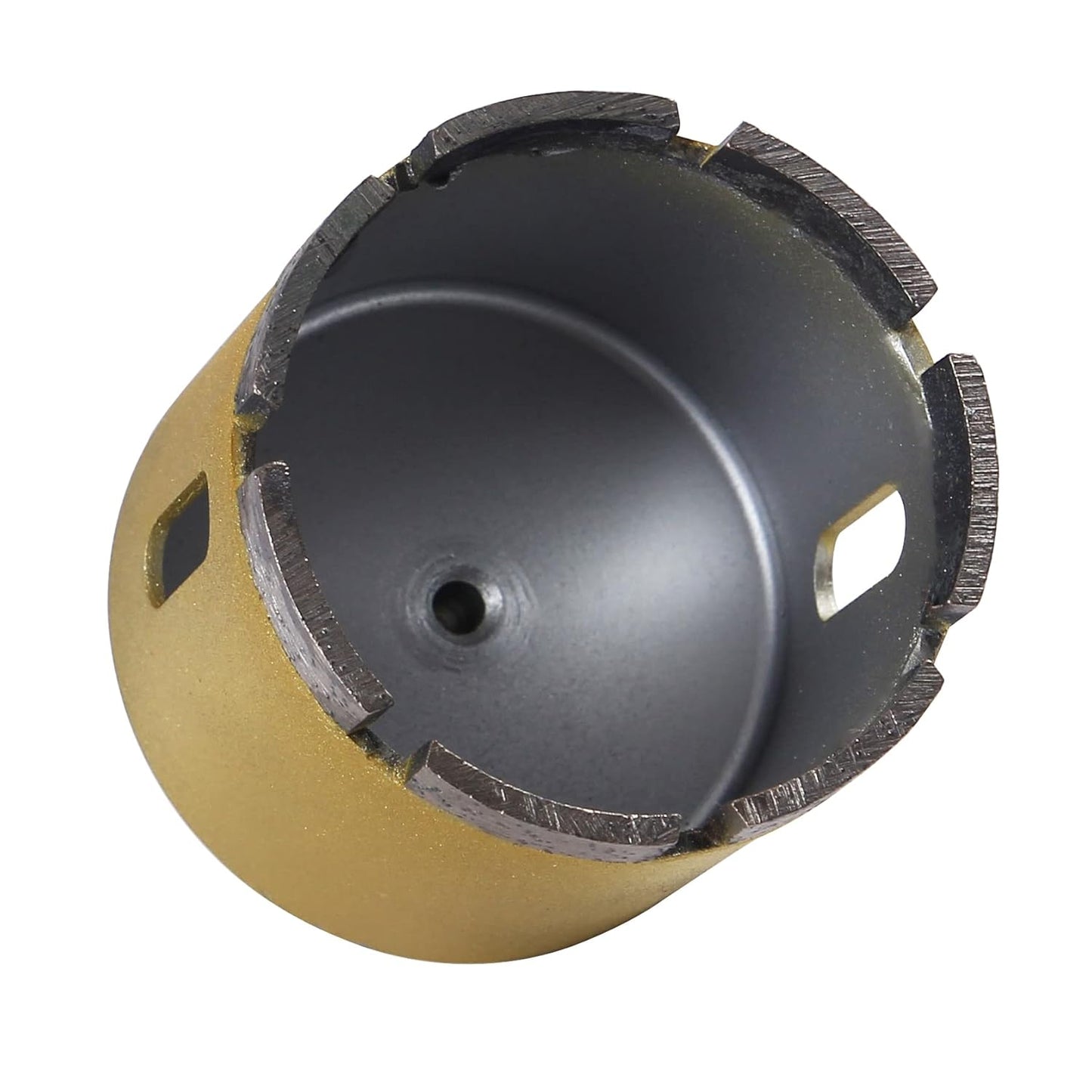 Drilax 2-1/2" Diamond Masonry Hole Saw – Deep Cut Core Bit for Brick, Concrete & Basement Walls – 2" Depth, 3/8" Shank – AC Vents, Conduits, Posts