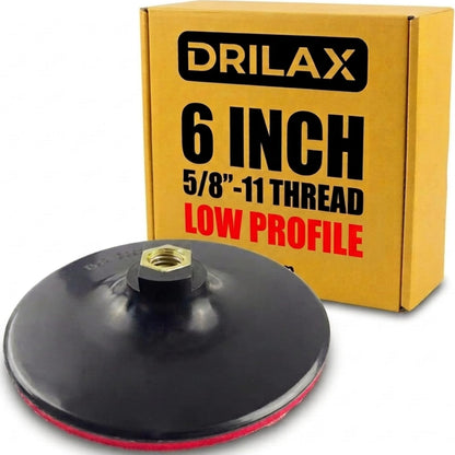 6 inch rigid backing pad with 5/8-11 thread and box