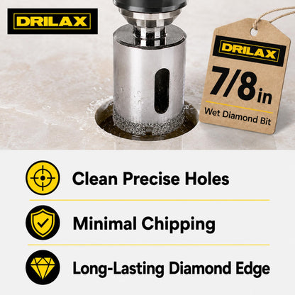 Clean, precise holes with minimal chipping