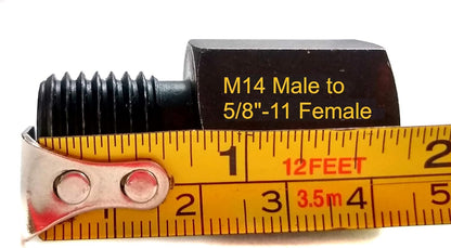 Drilax Angle Grinder Attachment M14 Adapter 5/8 inch 11 Female to M14 Male