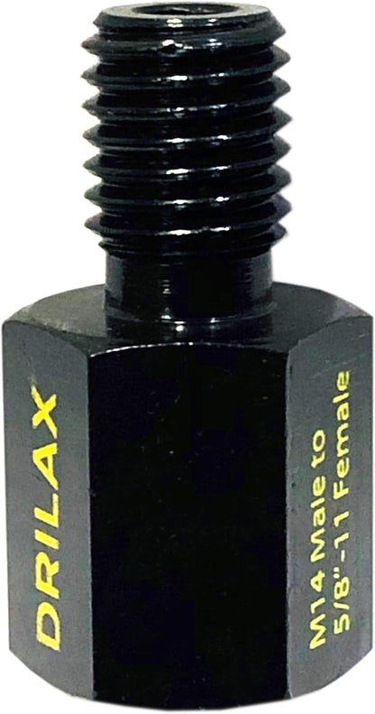 Drilax Angle Grinder Attachment M14 Adapter 5/8 inch 11 Female to M14 Male